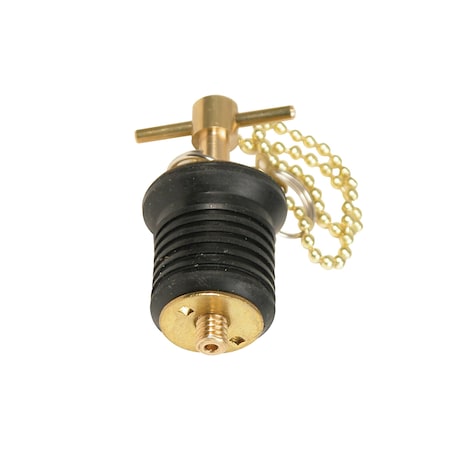 Whitecap Turn/Twist Type Bailer Plug with 8in Chain S-0293C